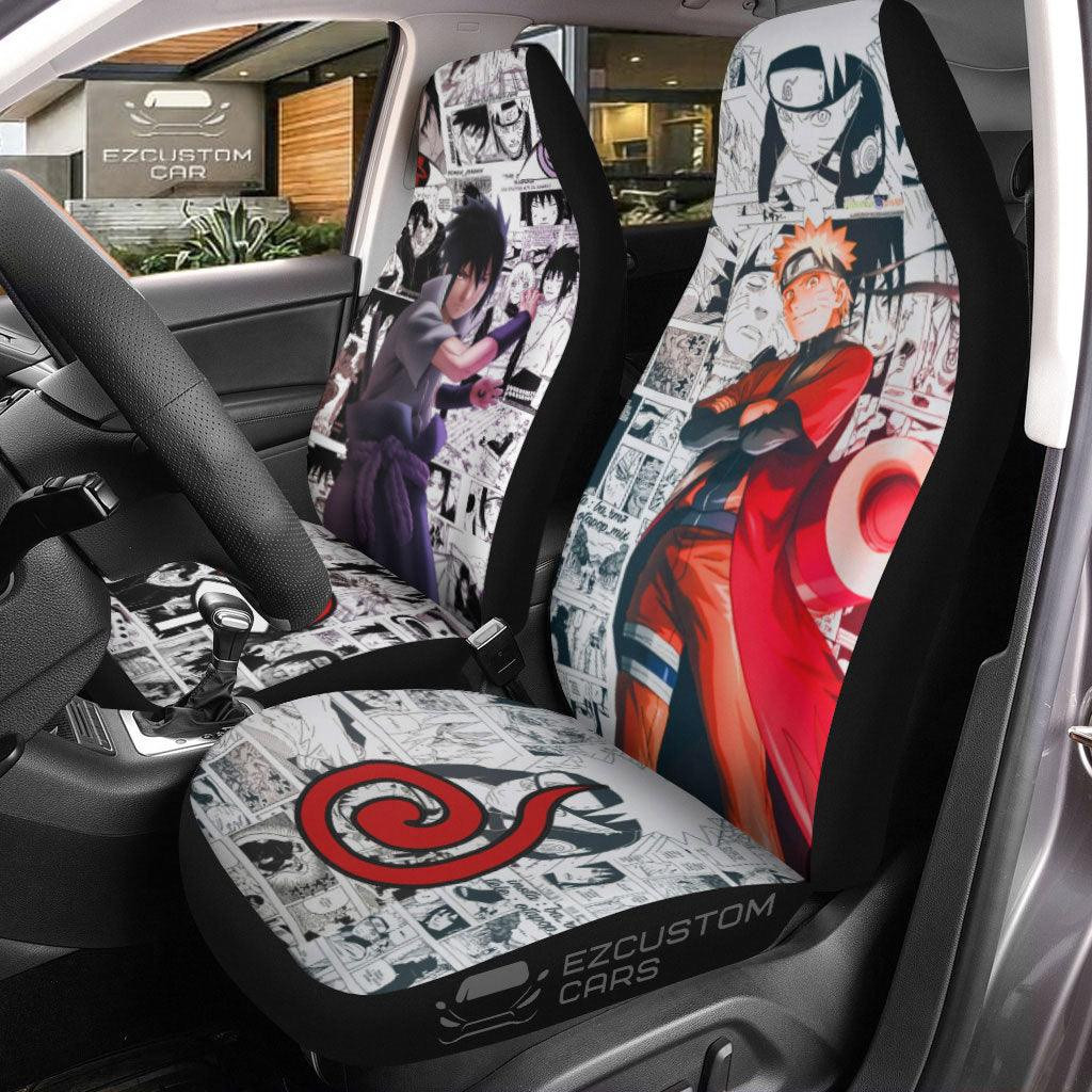 Uzumaki Naruto x Sasuke Naruto Car Seat Covers