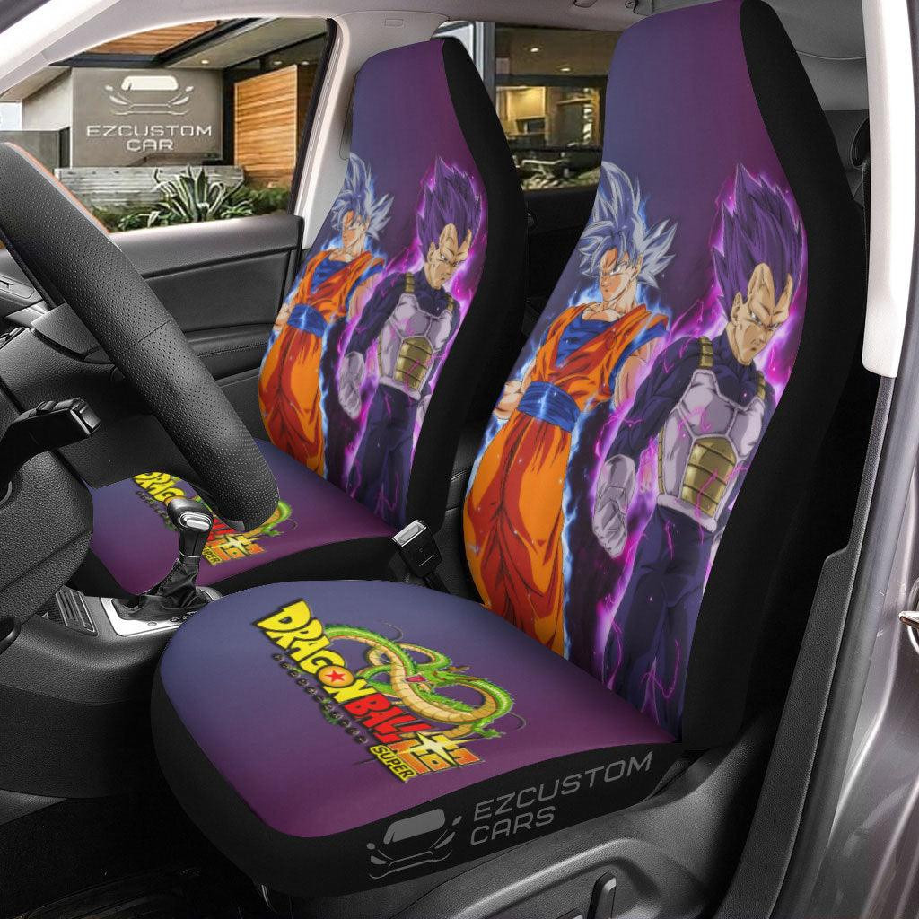 Goku Ultra Instinct x Vegeta Ultra Ego Dragon Ball Z Anime Car Seat Covers