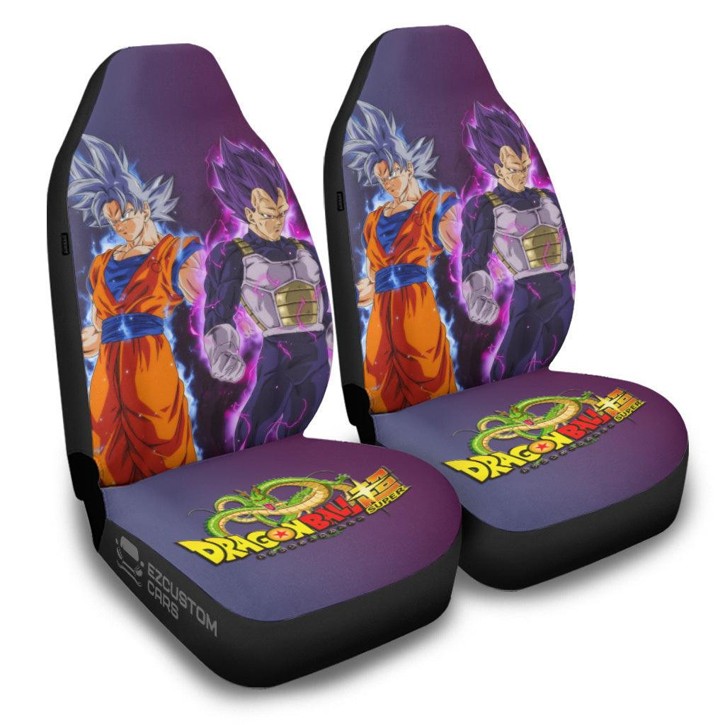 Vegeta Ultra Ego and Goku Ultra Instinct Master Dragon Ball Car Seat Covers