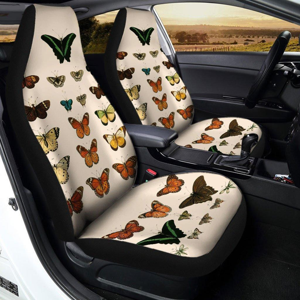 Vintage Butterfly Car Seat Covers
