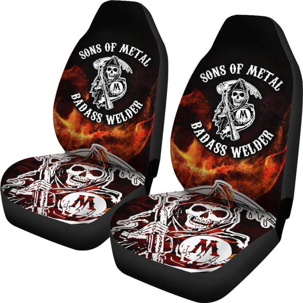 Welder and Fire Custom Car Seat Covers