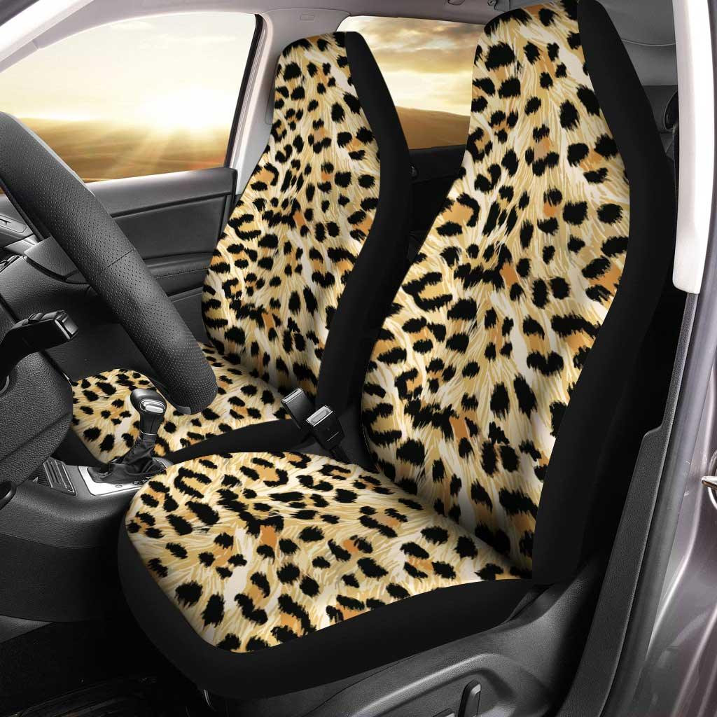 Wild Cheetah Skin Pattern Car Seat Covers