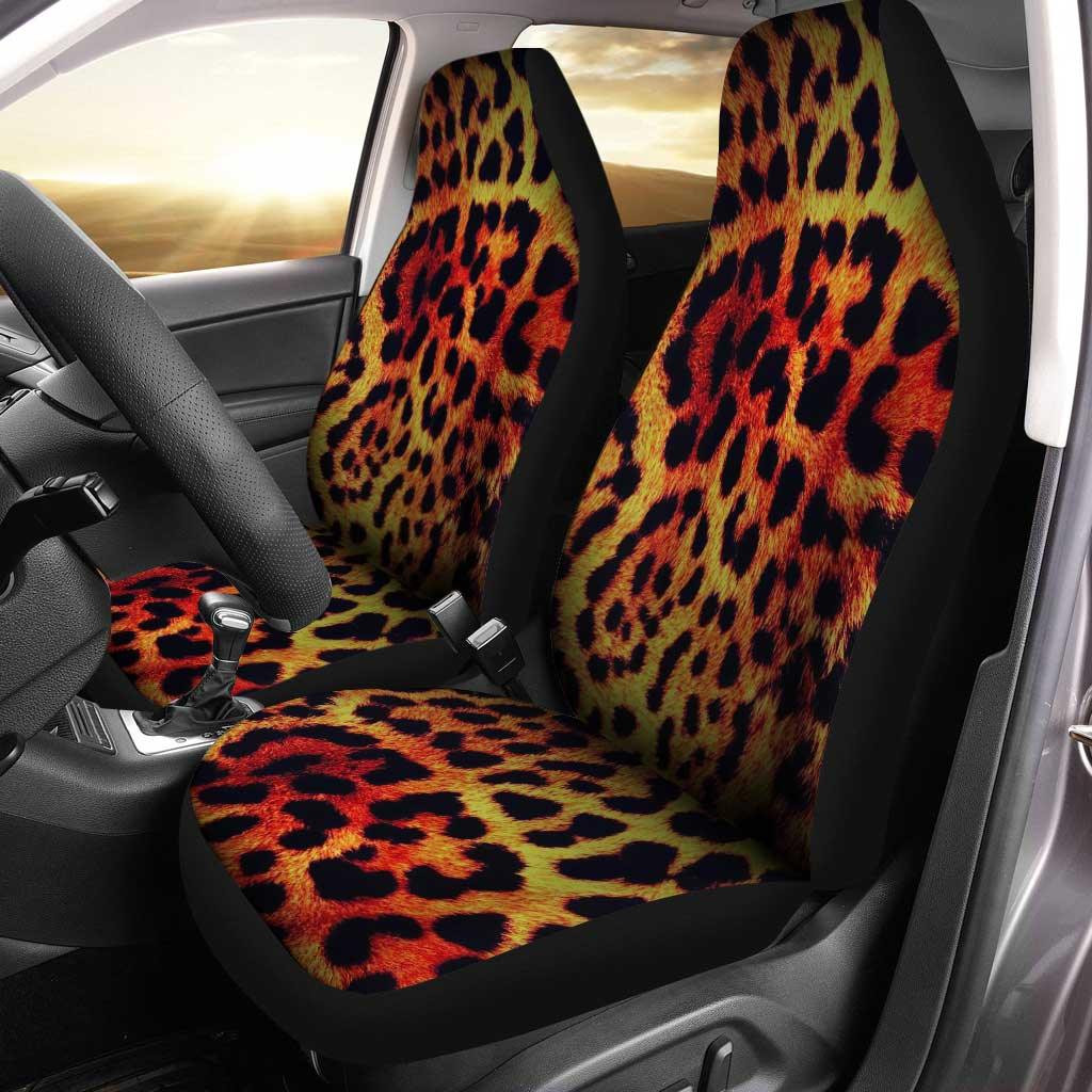 Wild Cheetah Skin Pattern Car Seat Covers