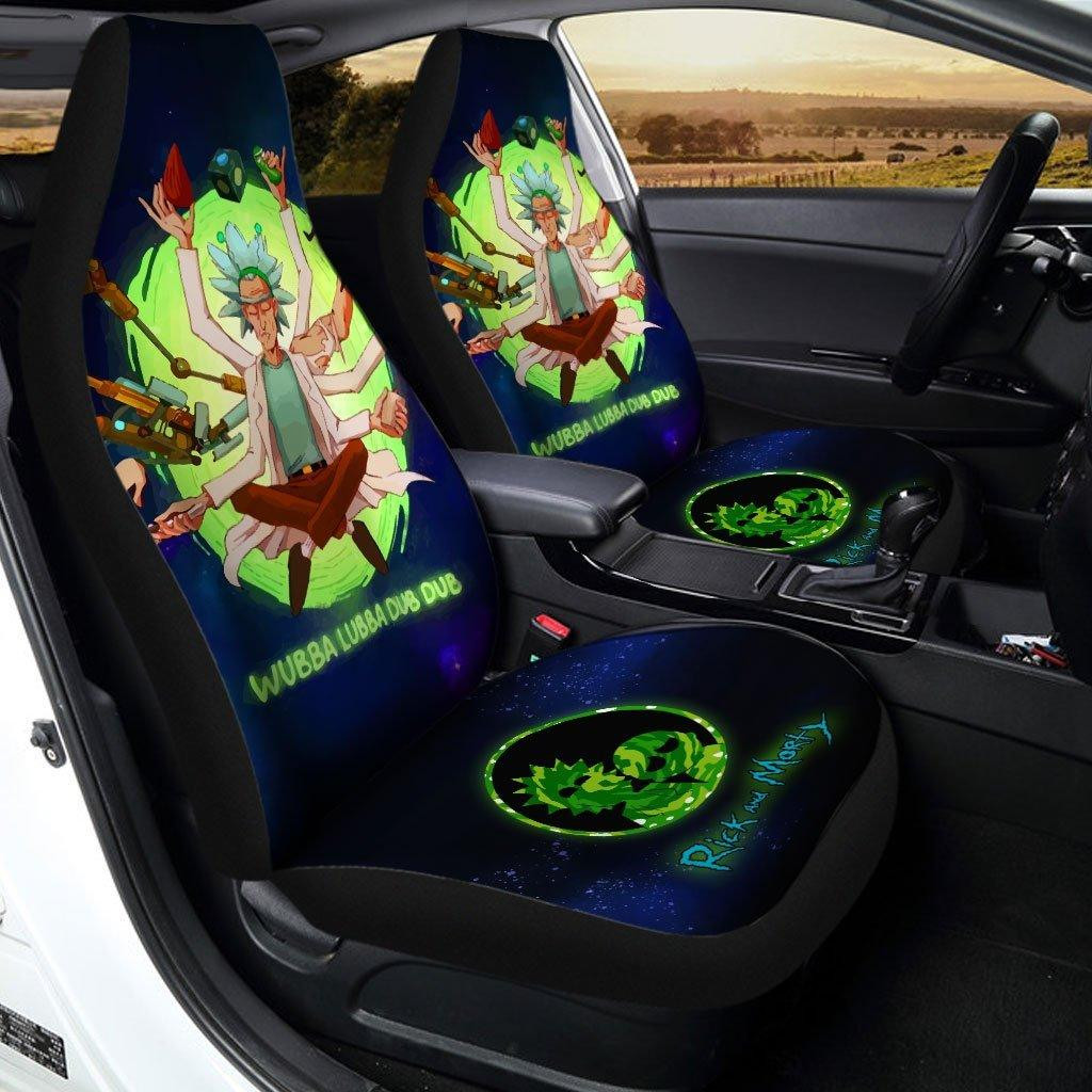 Wubba Lubba Dub Dub Rick Custom Car Seat Covers