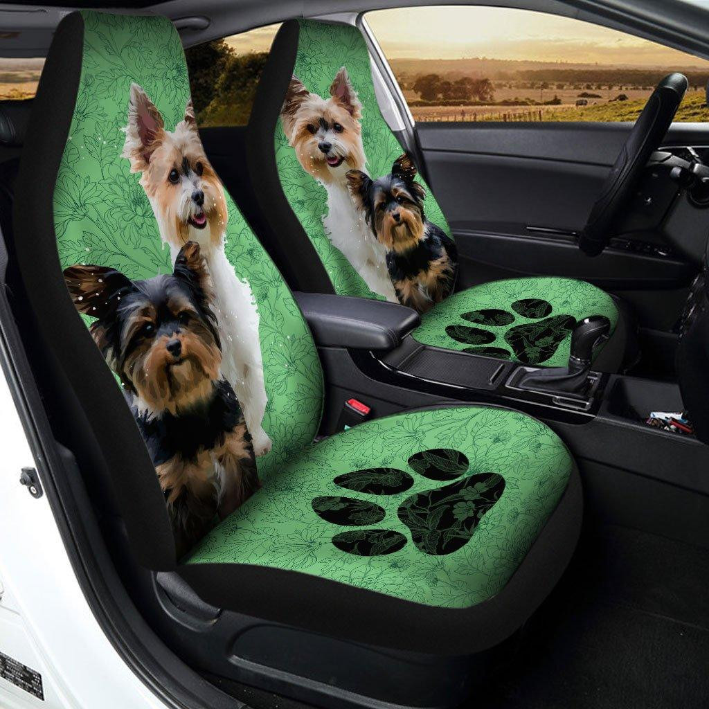 Yorkshire Terrier Abstract Custom Car Seat Covers