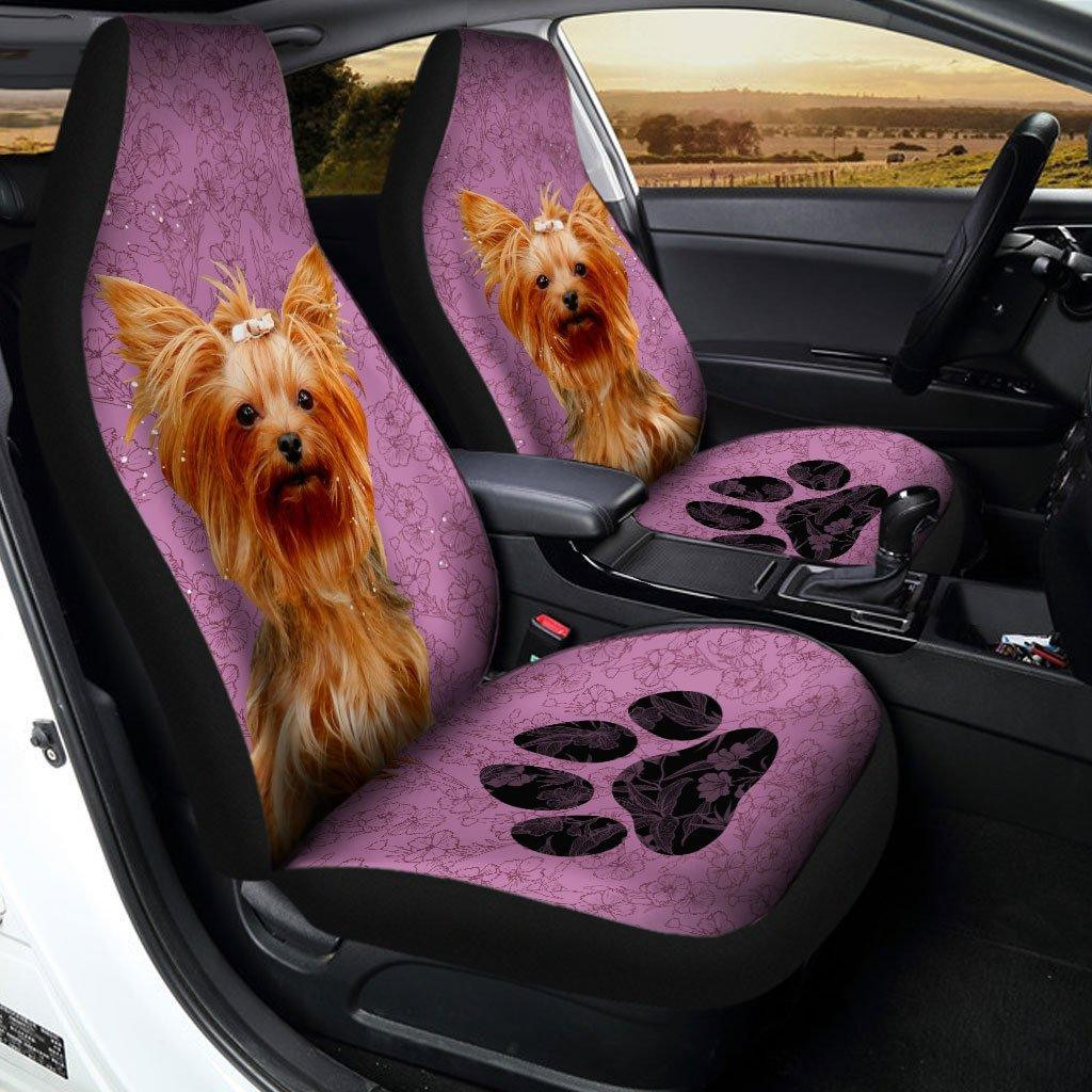 Yorkshire Terrier Dog Custom Car Seat Covers