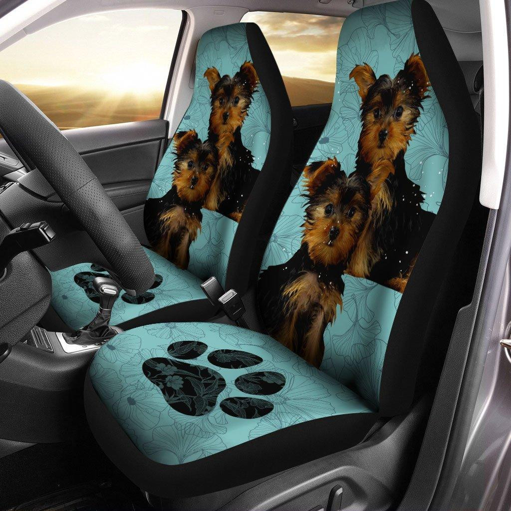 Yorkshire Terrier Abstract Custom Car Seat Covers