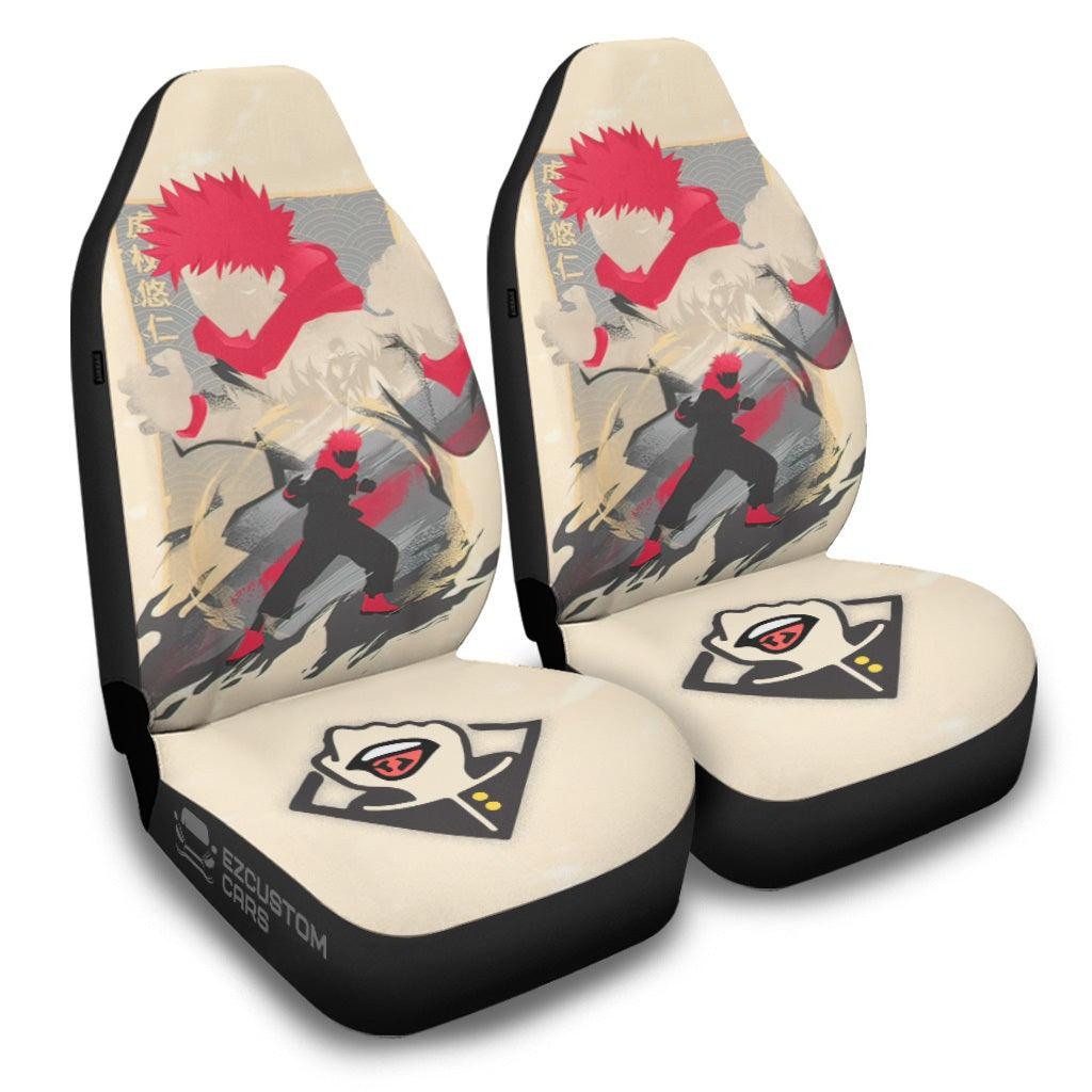 Yuji Itadori Car Seat Covers Jujutsu Kaisen