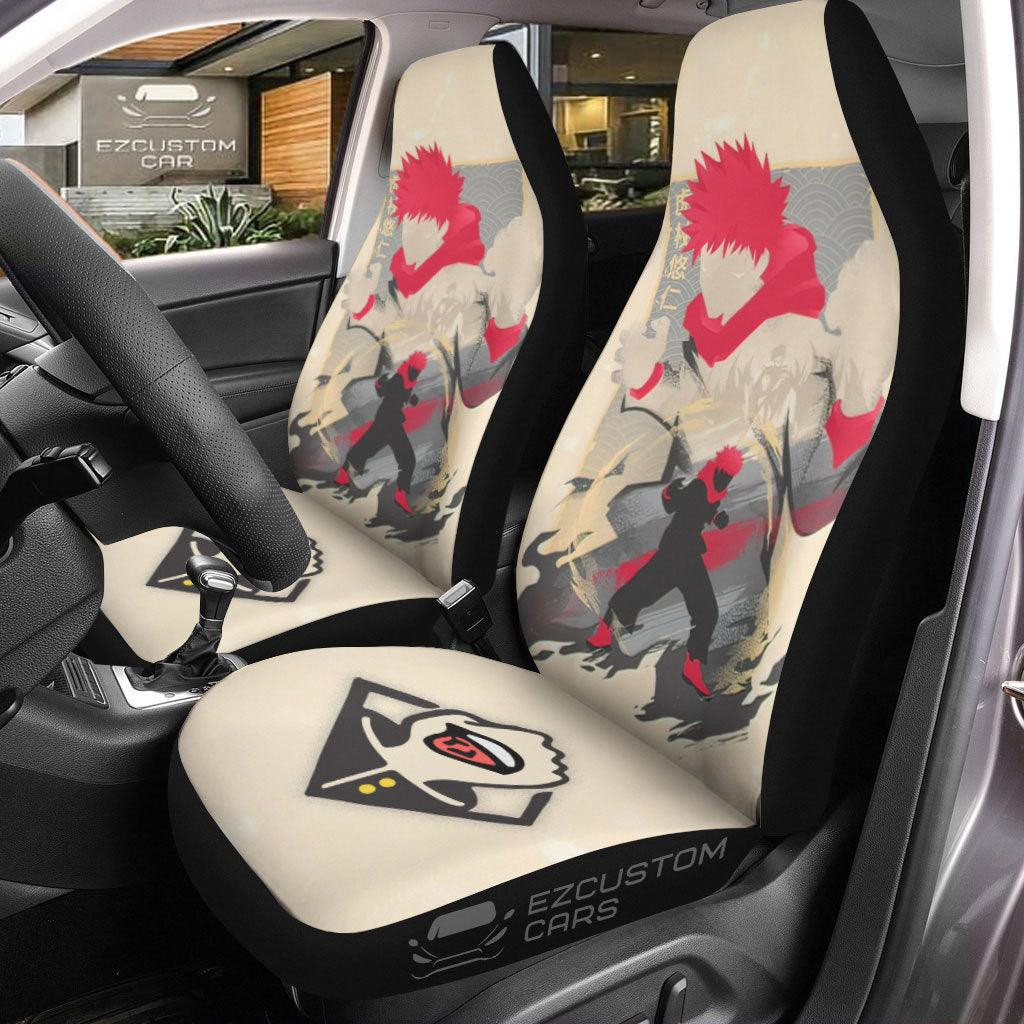 Yuji Car Seat Covers Jujutsu Kaisen