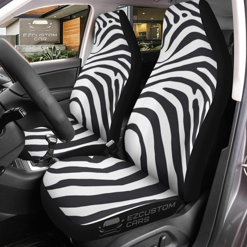 Zebra Skin Pattern Car Seat Covers