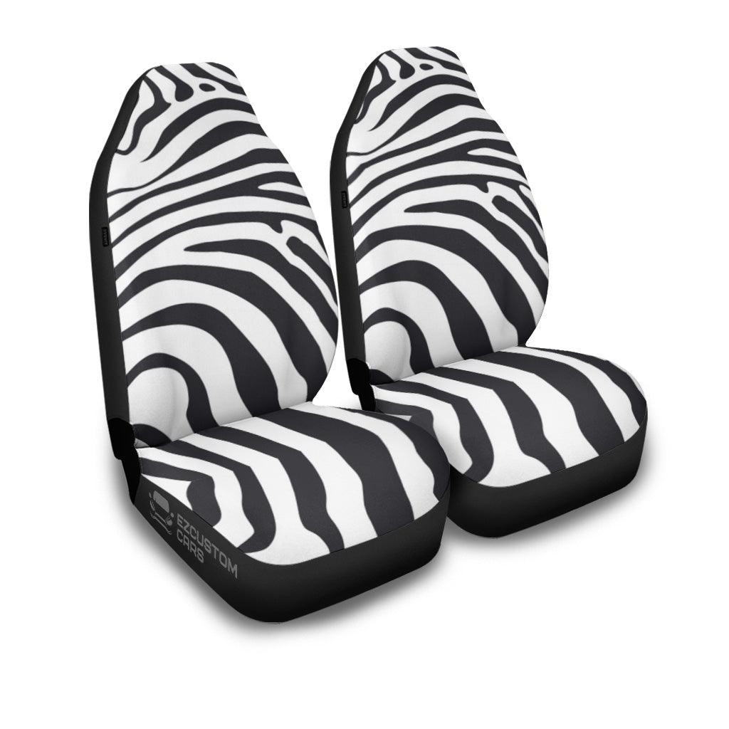 Zebra Skin Car Seat Covers Custom Animal Car Accessories