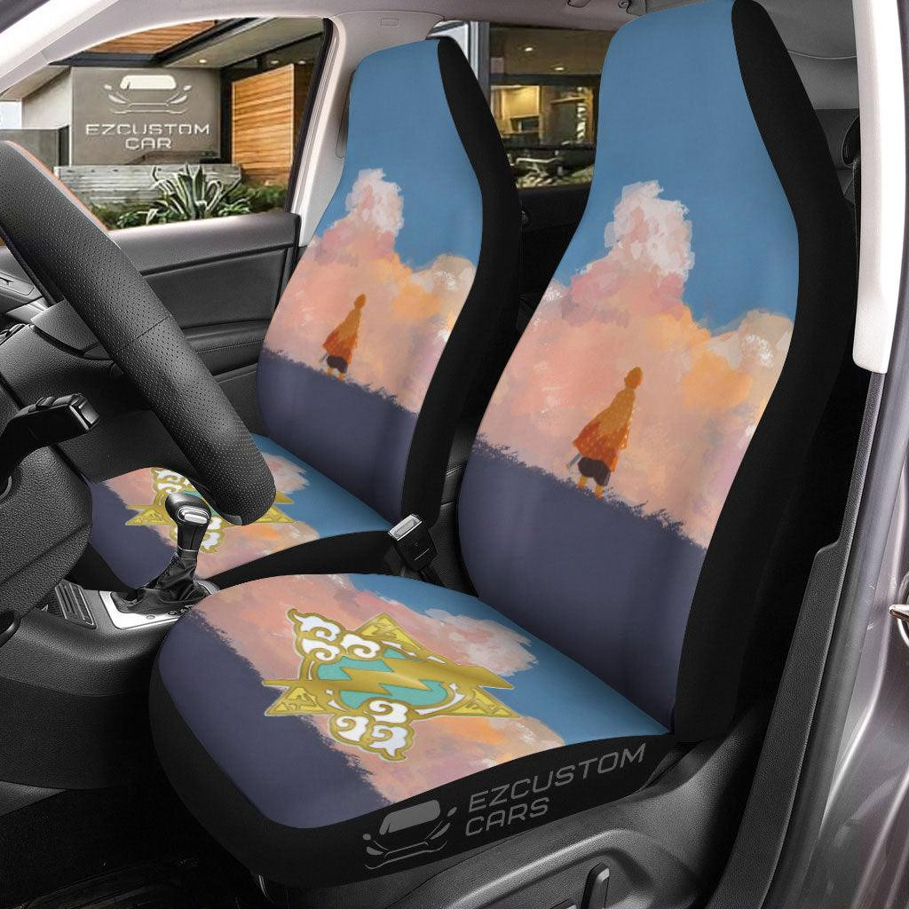 Zenitsu Agatsuma Demon Slayer Car Seat Covers