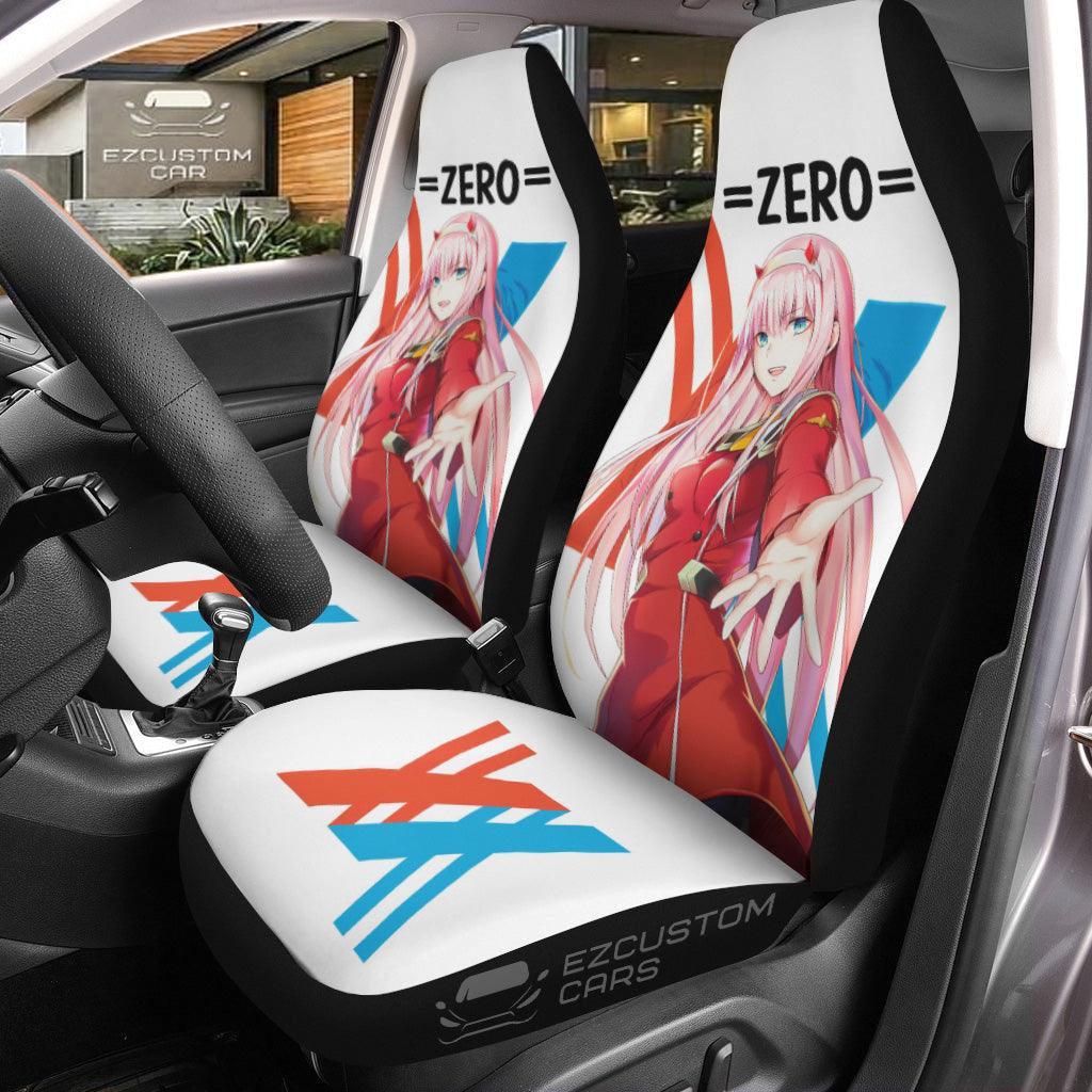 Zero Two Darling In The Franxx Anime Custom Car Seat Covers