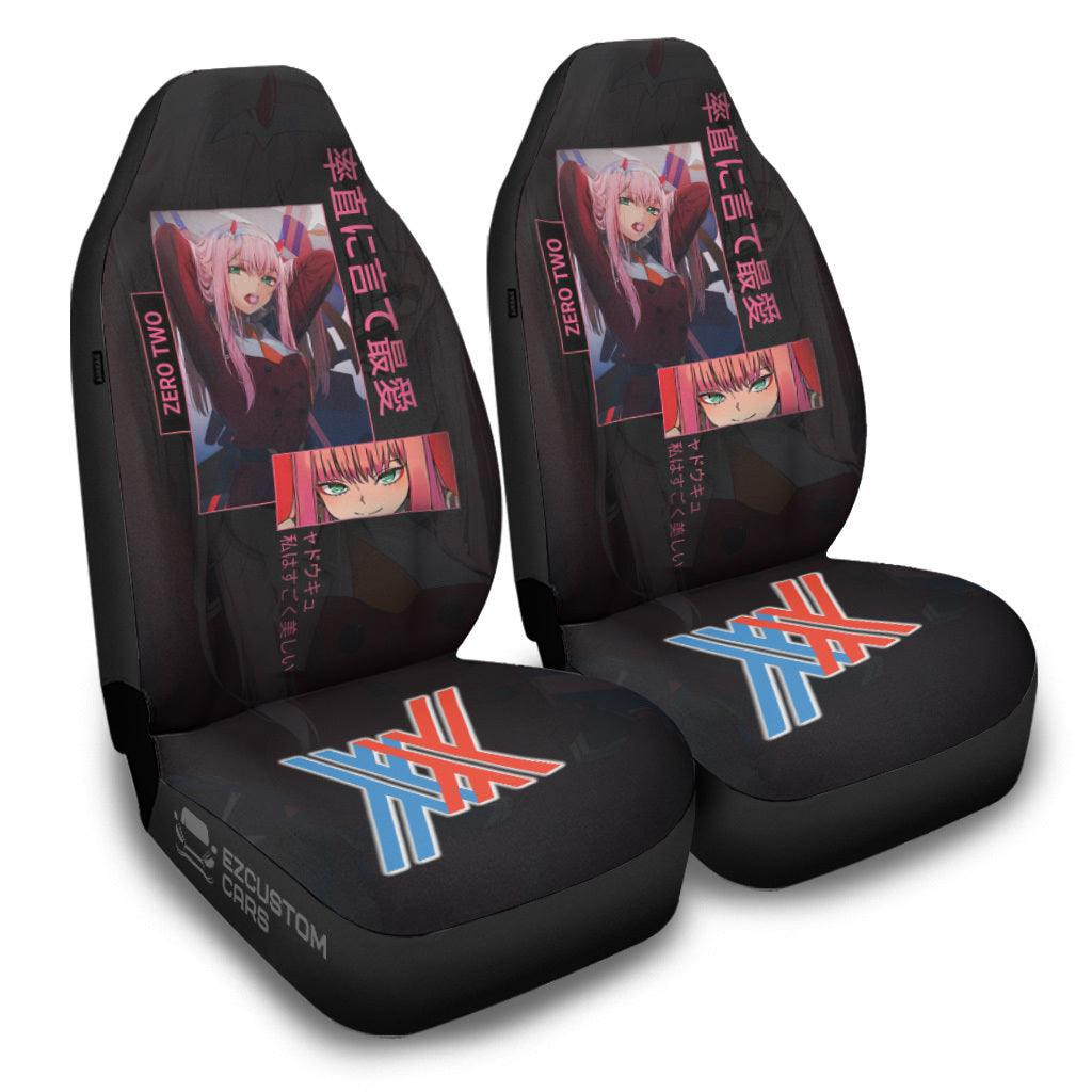 Zero Two Custom Darling In The Franxx Anime Car Seat Covers Car Accessories