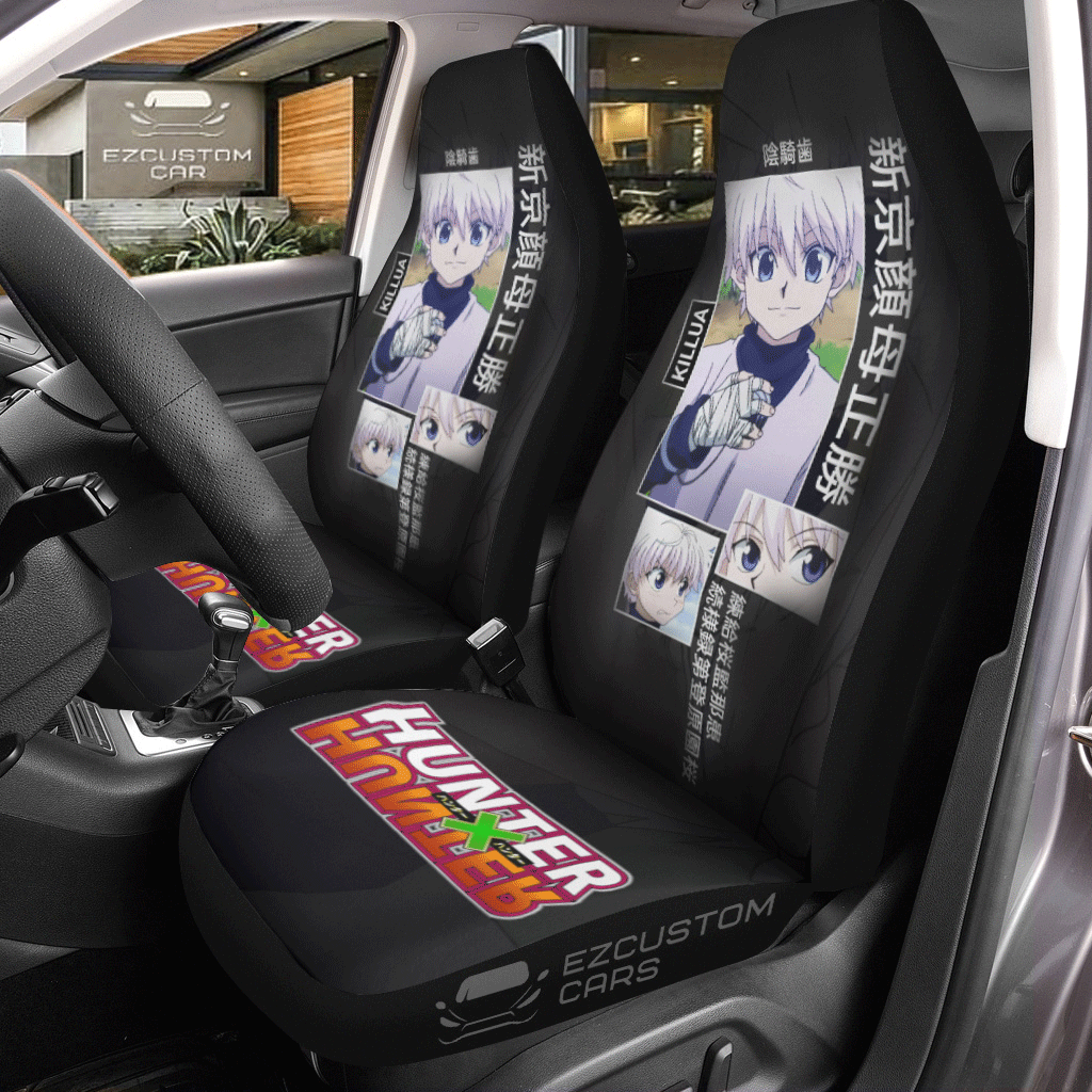 Killua Zoldyck Uniform Car Seat Covers Hunter x Hunter