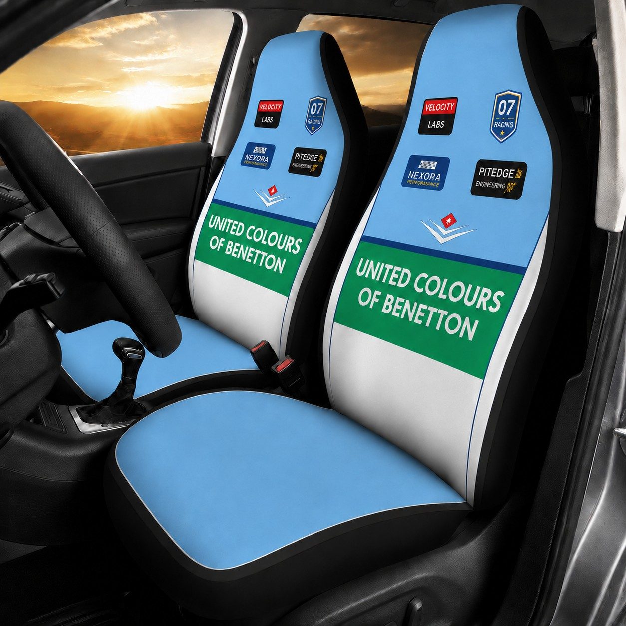 Elevating Comfort and Style Car Interior Design and Maintenance 9 2001 Mild Seven Benetton Team Custom Car Seat Covers