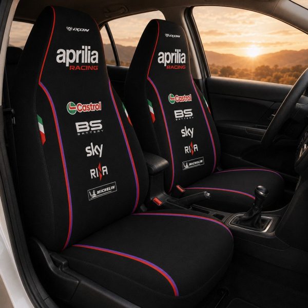 Aprilia Racing MotoGP Team Car Seat Covers For Fans
