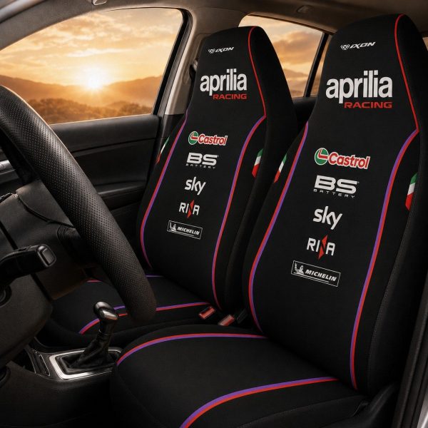 Aprilia Racing MotoGP Team Car Seat Covers For Fans