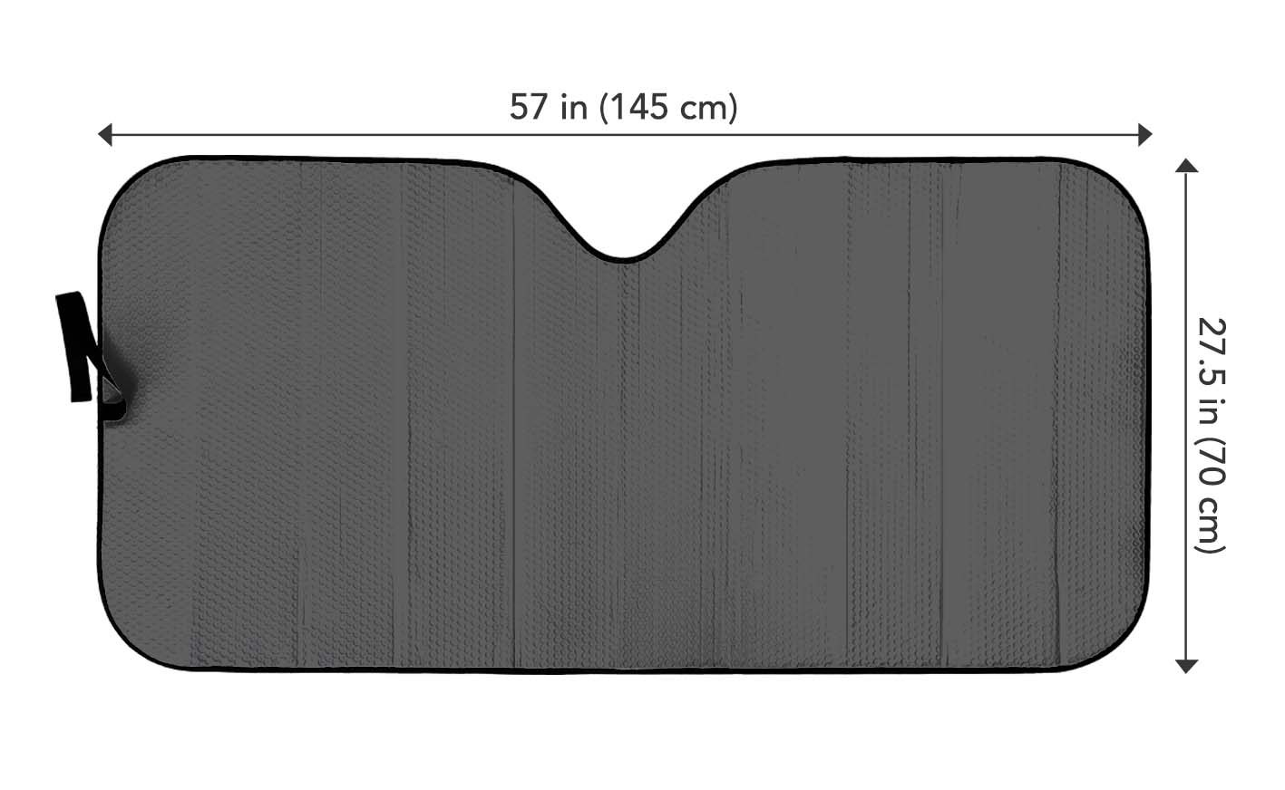 Front Windshield Sun Shade Dimensions