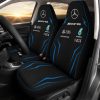 Black Blue AMG Petronas Car Seat Covers