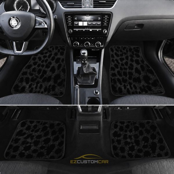 Printed Cheetah Car Floor Mats Collection