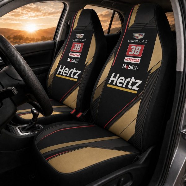 Cad Hertz Team JOTA V-Series.R 2025 WEC Hypercar Racing Car Seat Covers