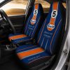 Derek Bell No. 5 Gulf K8 Spyder Inspired Car Seat Covers