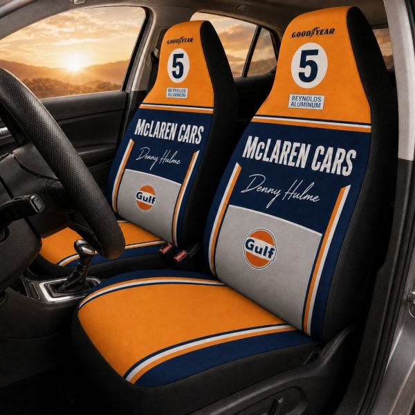 Gulf x Team McL Racing Car Seat Covers – 1968-74