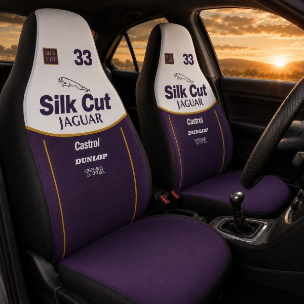Jaguar XJR-9 #33 24h Le Mans Silk Cut Custome Racing Car Seat Covers 2026