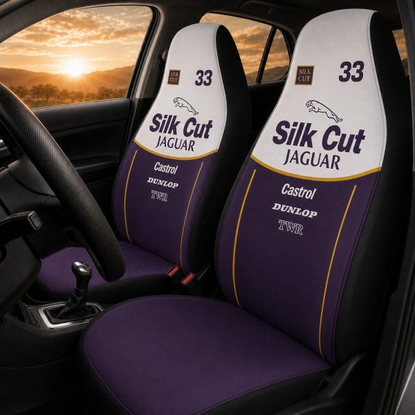 Jaguar XJR-9 #33 24h Le Mans Silk Cut Custome Racing Car Seat Covers 2026