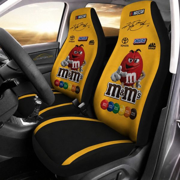 Kyle Busch Custom Car Seat Covers M&M’s 2020 Collection