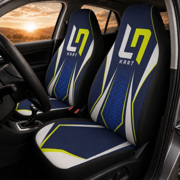 LN OMP Go Kart Team Custome Racing Car Seat Covers