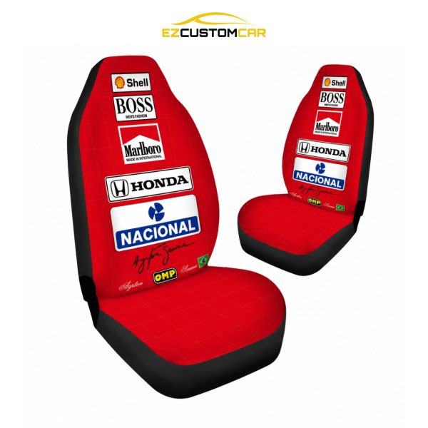 Magic Senna Lotus 87 91 Edition Custom Car Seat Covers 03