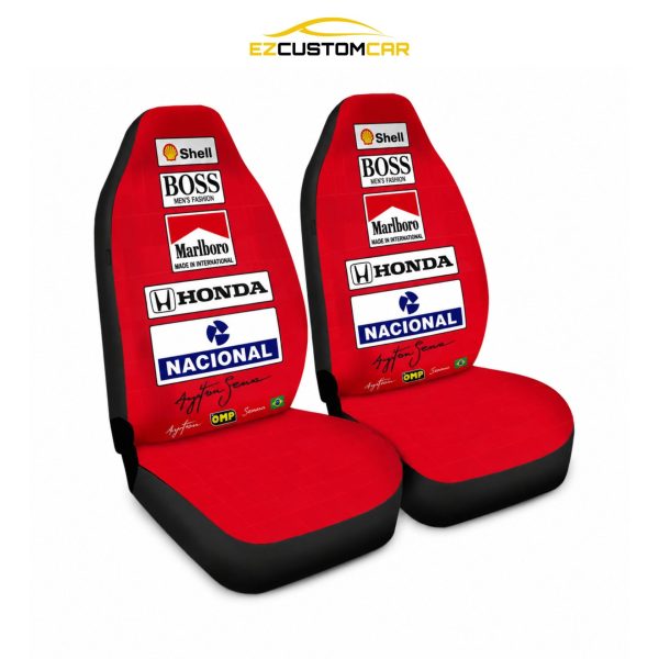 Magic Senna Lotus 87 91 Edition Custom Car Seat Covers 04