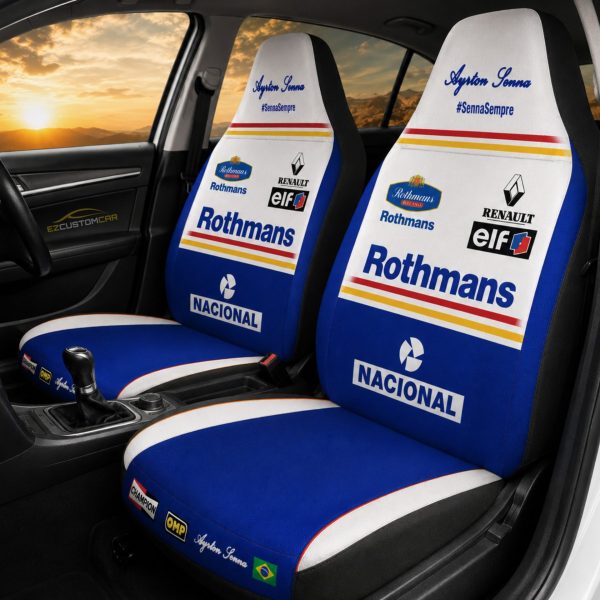 Magic Senna Lotus 87 91 Edition Custom Car Seat Covers