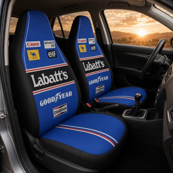 Nigel Mansell Custom Racing Car Seat Covers 1992 Williams Team