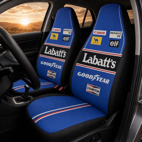 Nigel Mansell Custom Racing Car Seat Covers 1992 Williams Team