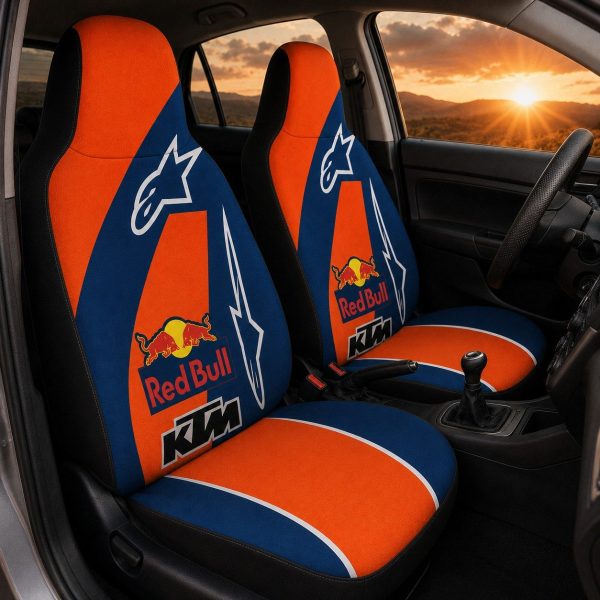 RB KTM Factory Racing Costume Car Seat Covers MGP Championship