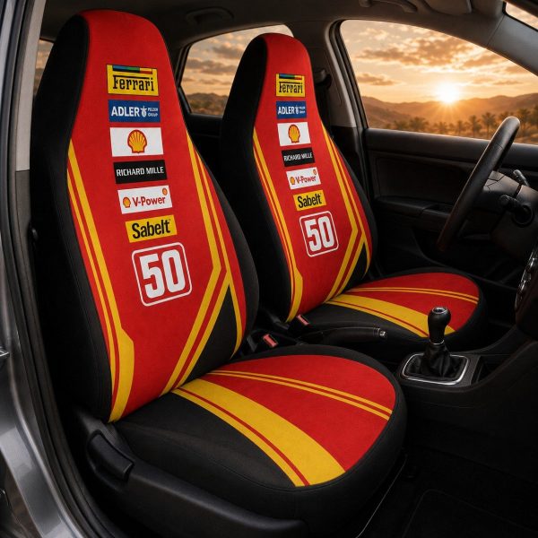 SF 499P #50 Le Mans Hypercar WEC 2026 Racing Car Seat Covers