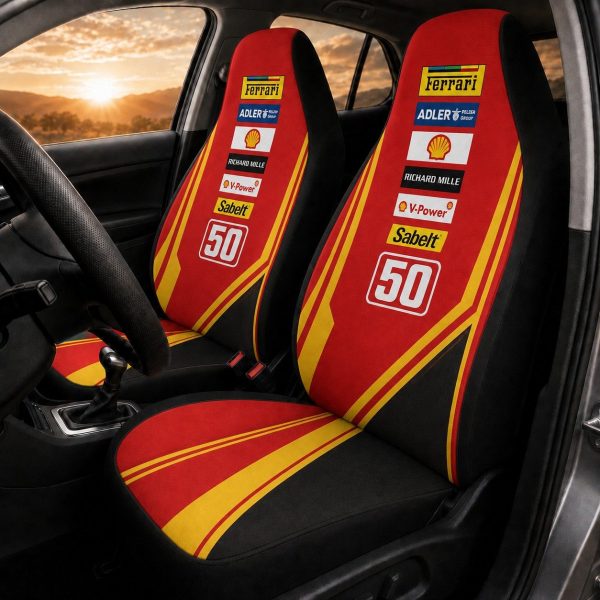 SF 499P #50 Le Mans Hypercar WEC 2026 Racing Car Seat Covers