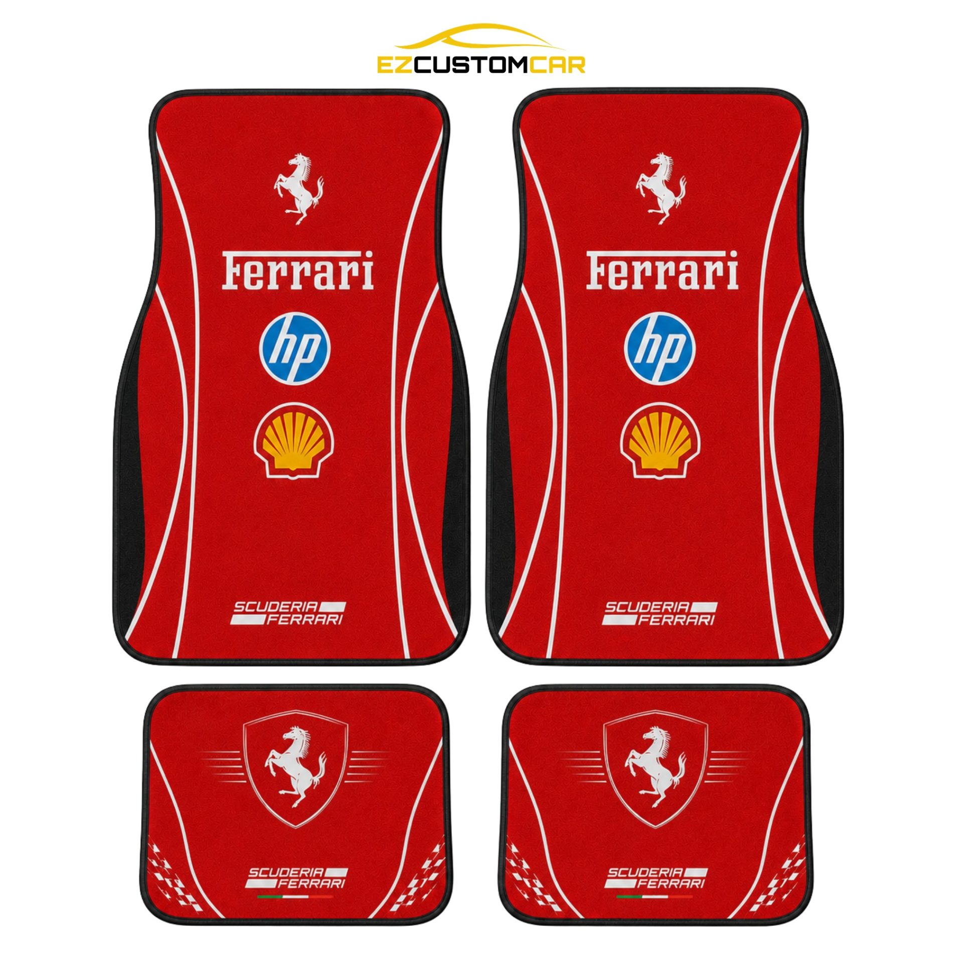 Elevating Comfort and Style Car Interior Design and Maintenance 4 SF Racing custom car floor mats fitted in vehicle