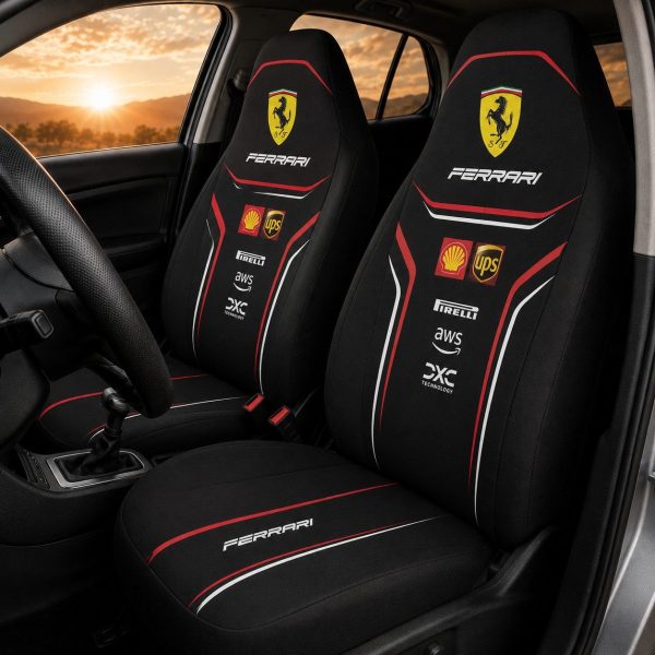 SF Racing Car Seat Covers Livery For Fans