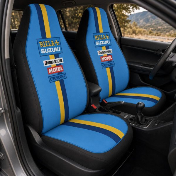 Suzuki Rizla Racing Car Seat Covers For Fans