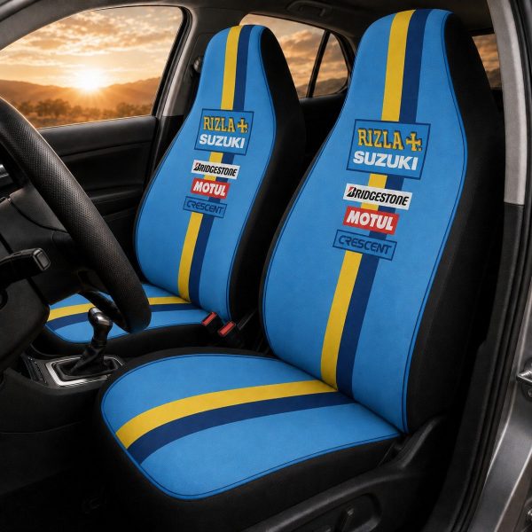 Suzuki Rizla Racing Car Seat Covers For Fans